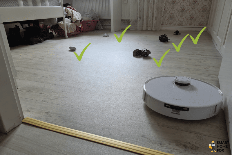 ecovacs deebot t10 detection obstacle cables